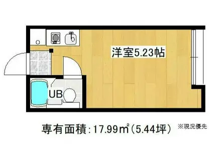 アパートメント5(ワンルーム/2階)の間取り写真