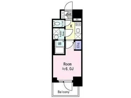 エスリード弁天町ノースレジデンス(1K/10階)の間取り写真