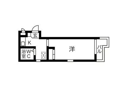 レオパレスRX豊田本町(1K/4階)の間取り写真