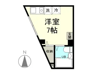 PREMIAGE(ワンルーム/3階)の間取り写真
