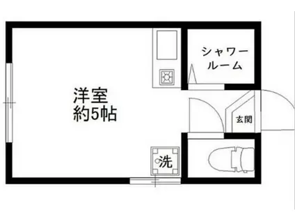 グレースレイア(ワンルーム/1階)の間取り写真