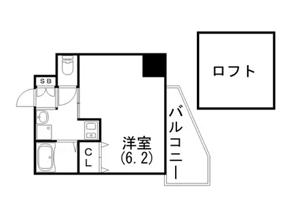 エステムコート神戸県庁前IIIフィエルテ(1K/4階)の間取り写真