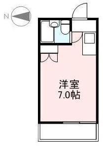 マッシュハイム扇町(ワンルーム/3階)の間取り写真