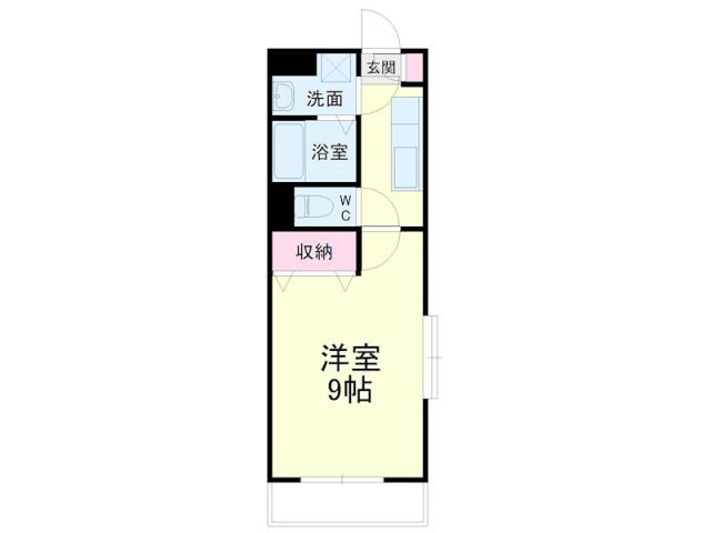 アイレットII(1K/1階)の間取り写真