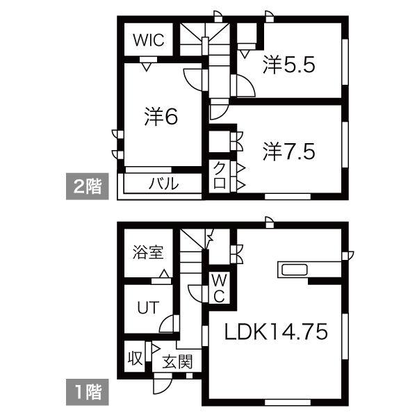 ガーデンプレイス(3LDK/1階)の間取り写真