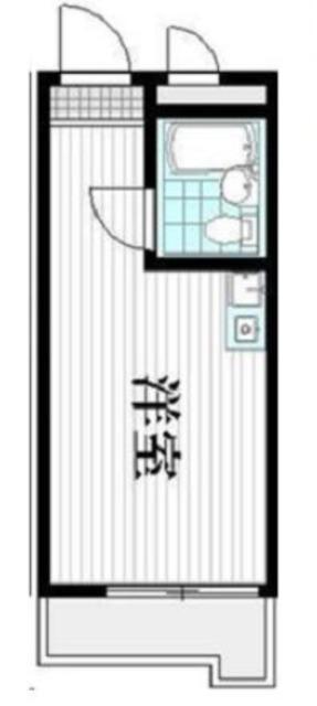 TOP中野第2(ワンルーム/3階)の間取り写真