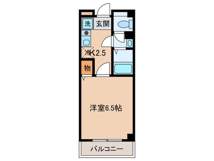 ジュネスシャトレ(1K/3階)の間取り写真