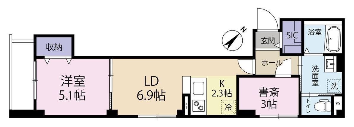 アルコグランツ(1SLDK/2階)の間取り写真