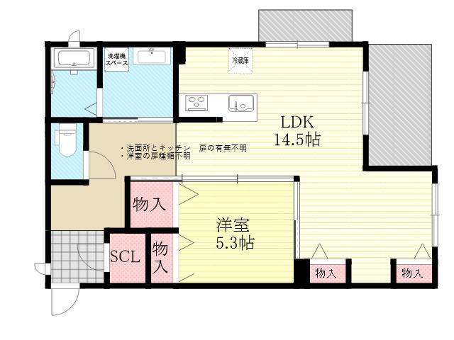 シャーメゾンブレス(1LDK/3階)の間取り写真