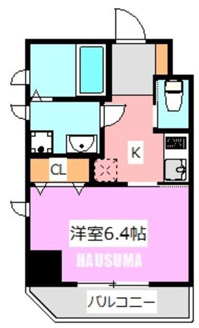 ハイツグレース(1K/3階)の間取り写真