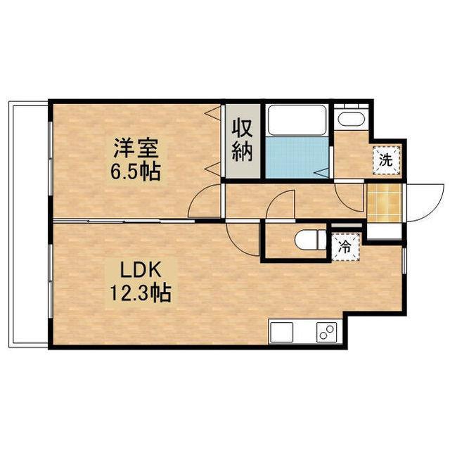 モア ルミーネ(1LDK/8階)の間取り写真