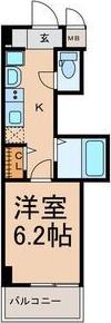 SUN STATE池花(1K/2階)の間取り写真