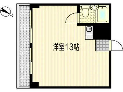 NICハイム鶴見渡辺第一ビル(ワンルーム/9階)の間取り写真