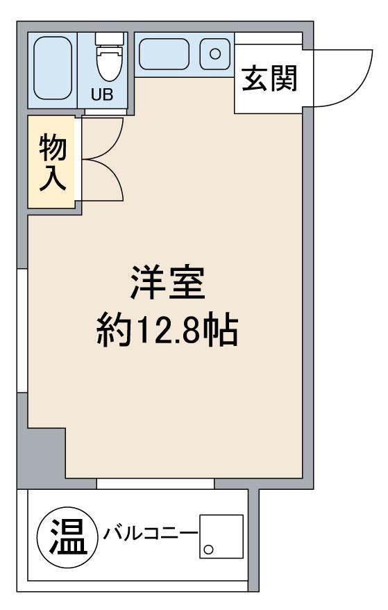 エポック一社(ワンルーム/5階)の間取り写真