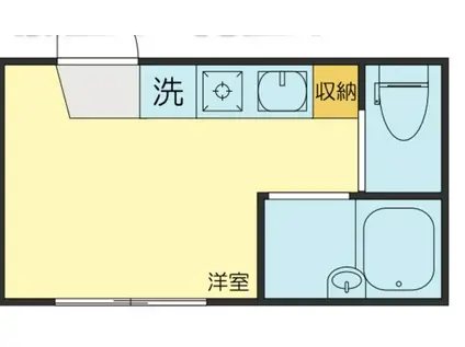 アーバンプレイス哲学堂III(ワンルーム/1階)の間取り写真