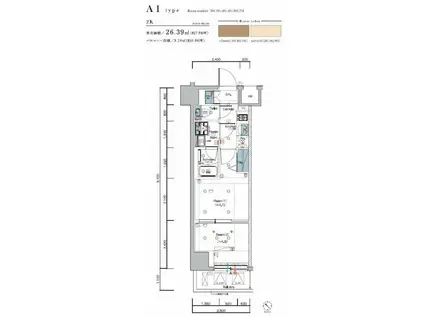 SYFORME ITABASHI(2K/2階)の間取り写真