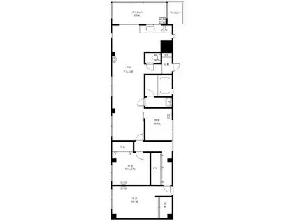 ミツヤハイツ(3LDK/3階)の間取り写真