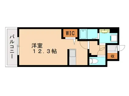 LEGEND OKADA(ワンルーム/4階)の間取り写真