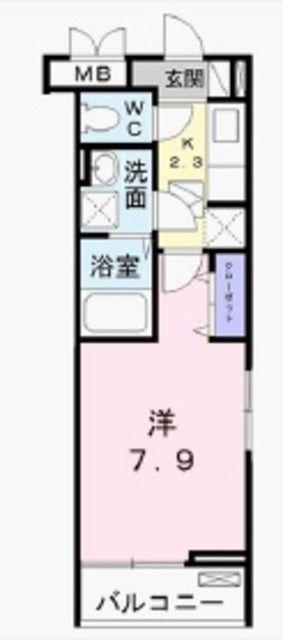 ルーチェ(1K/2階)の間取り写真