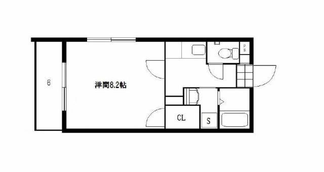 LUCERIA(1K/1階)の間取り写真