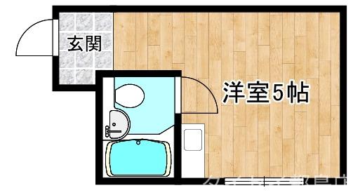フューチャー1号館(ワンルーム/3階)の間取り写真