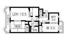 ベルヴェデーレII(2SLDK/3階)の間取り写真