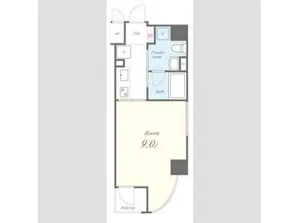 メゾニティ・クイーン阿波座(1K/7階)の間取り写真