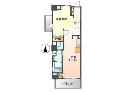SK PLACE(1LDK/5階)の間取り写真
