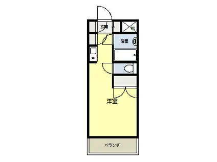 ヒューマンアカデミーハウジングI(ワンルーム/5階)の間取り写真