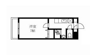 ガーデンハウス東高円寺(1K/3階)の間取り写真