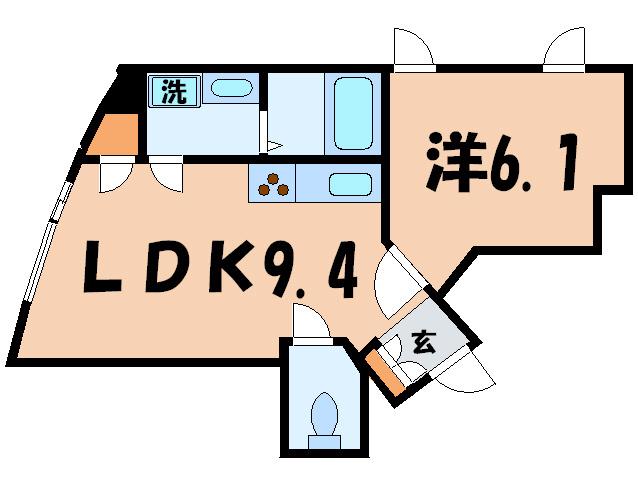 CORTILE SETAGAYA(1LDK/2階)の間取り写真
