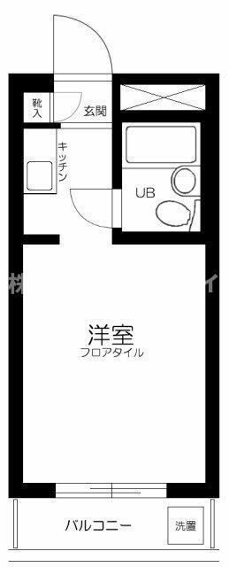 ユースフル大塚(ワンルーム/3階)の間取り写真