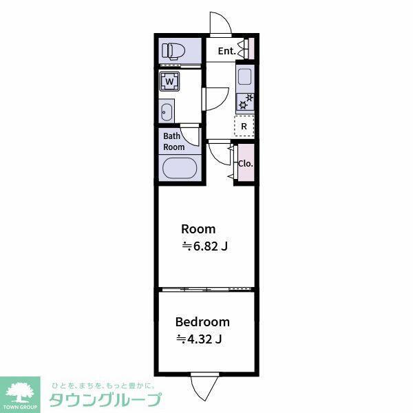 ALATO MEJIRO(2K/1階)の間取り写真
