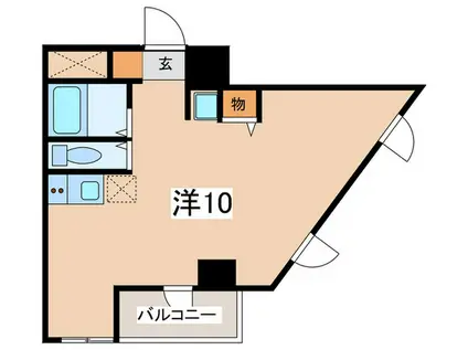 キタノハウス(ワンルーム/4階)の間取り写真