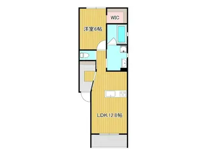 ル・パルク将監(1LDK/3階)の間取り写真