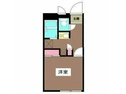 オラシオン(1K/1階)の間取り写真
