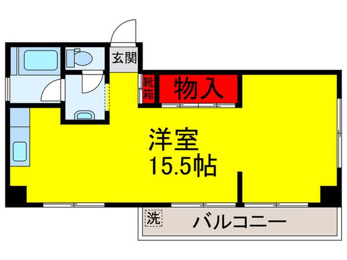 マンション本多(ワンルーム/3階)の間取り写真