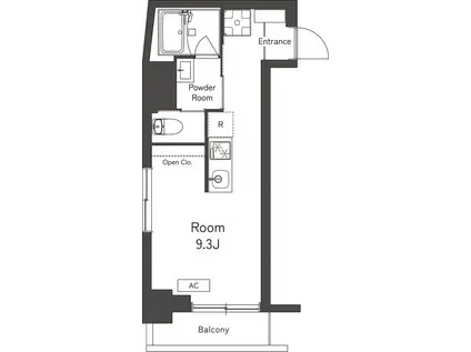 レキシントン・スクエア曙橋(ワンルーム/6階)の間取り写真