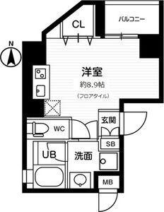 AVANTI JOHOKU(ワンルーム/8階)の間取り写真