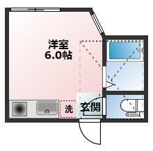 根岸プリチャーズ(ワンルーム/1階)の間取り写真