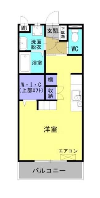 恒久南Tマンション(ワンルーム/3階)の間取り写真