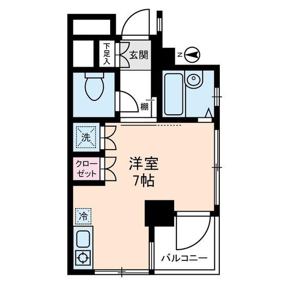 スターライト上池袋(ワンルーム/4階)の間取り写真