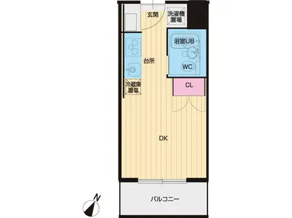 CLUB ORIENT BLD NO.141 YACHIYODAI(ワンルーム/3階)の間取り写真