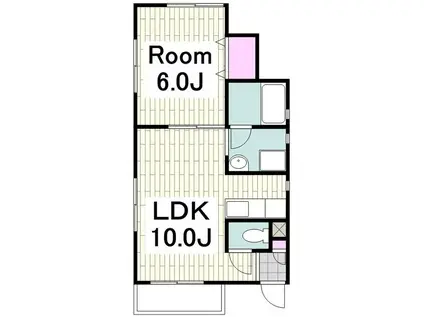 コンフォール(1LDK/1階)の間取り写真