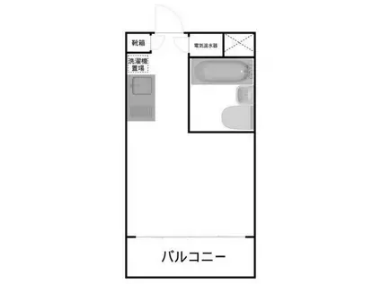 トップ立川(ワンルーム/4階)の間取り写真