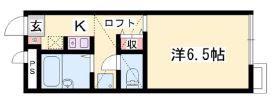 ES118(ワンルーム/2階)の間取り写真