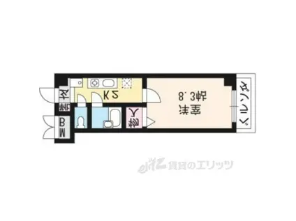 FOURSEASONS(1K/3階)の間取り写真