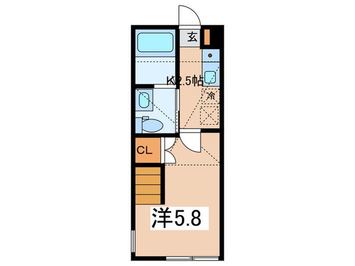 グレイス町田(1K/1階)の間取り写真