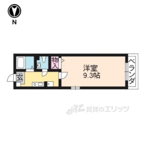 DUFT HEIM(1K/2階)の間取り写真