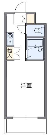 レオパレスANNEX HIYOSHI(1K/4階)の間取り写真